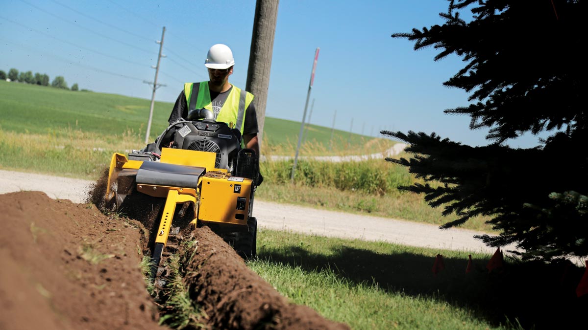 vermeer tree care trencher