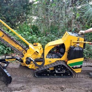 RTX250 trencher vermeer tree care